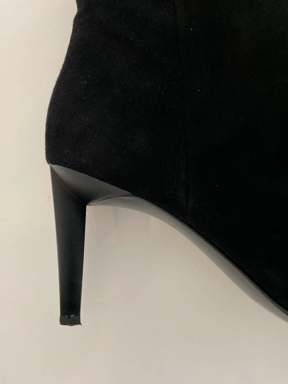 Kendall & Kylie Booties Black Suede Size 7.5